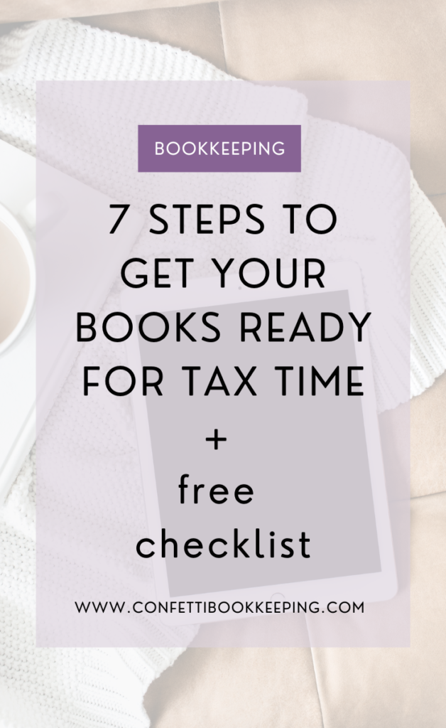 7 steps to get your books ready for tax time